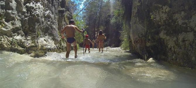 Wandeling door de Río Chillar in Nerja